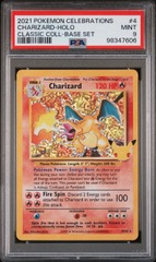 Charizard - 4/102 - Holo Rare - Celebrations - PSA 9